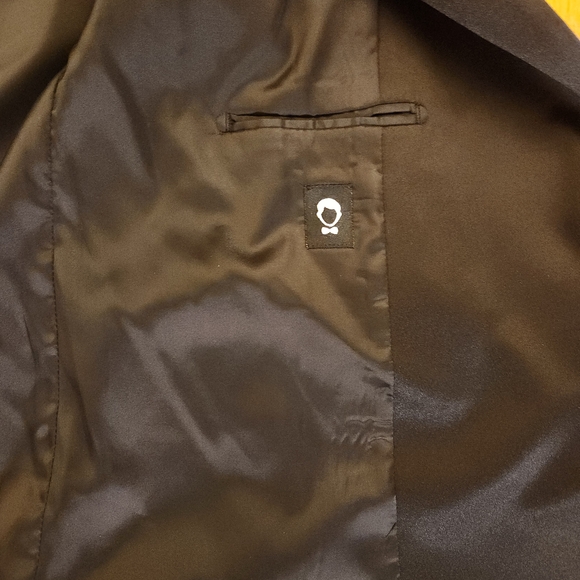 Women's Black Single Button Tuxedo Style Pants Suit Excellent Condition Size 10R - Picture 3 of 16